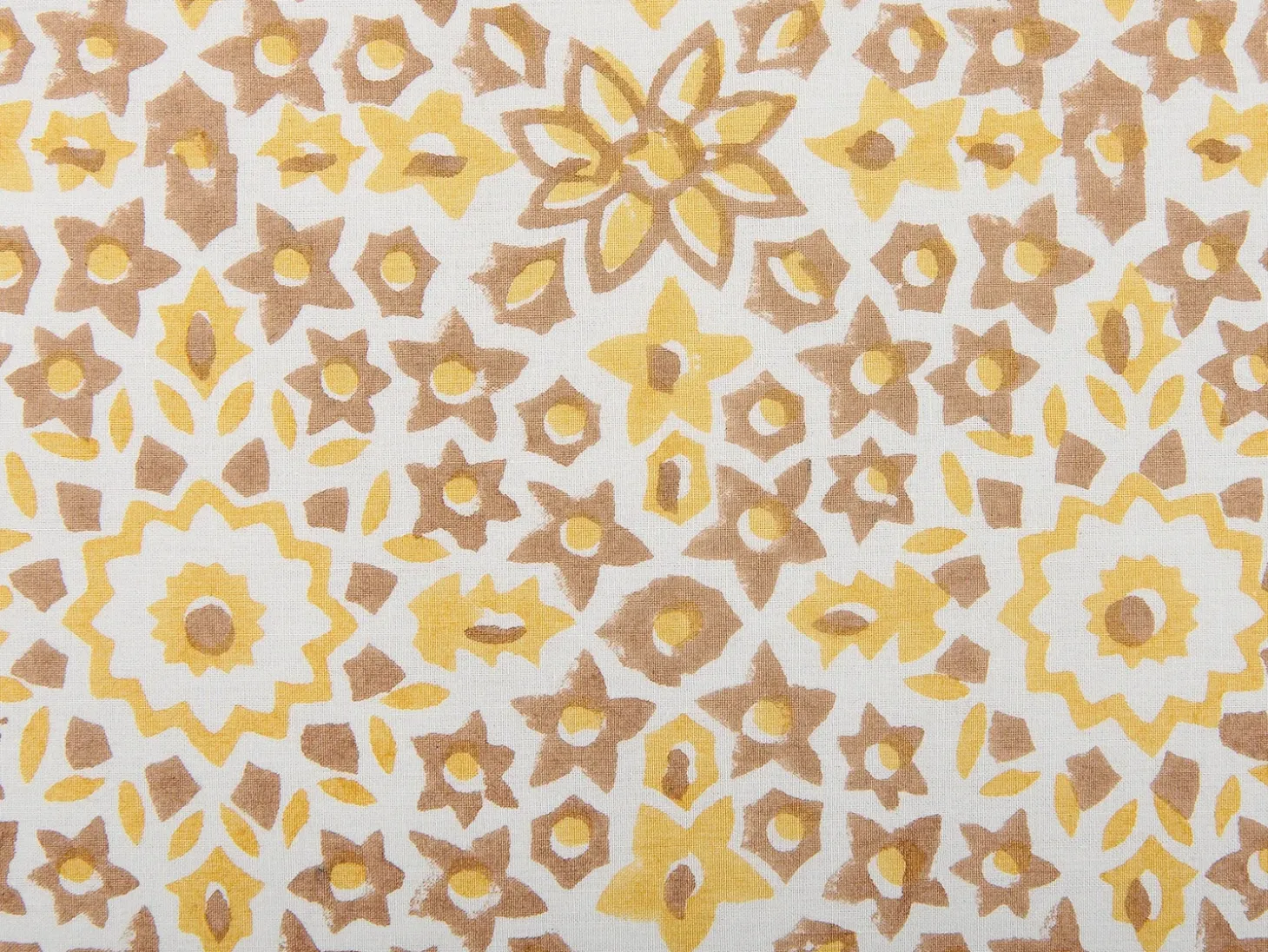 Sæt af 2 pyntepuder LYCROIS Bomuld 45 x 45 cm Gul Blomstermønster