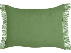 Sæt af 2 pyntepuder MABA Bomuld 50 x 35 cm Grøn Ensfarvet