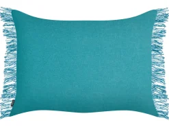 Sæt af 2 pyntepuder MABA Bomuld 50 x 35 cm Blå Ensfarvet