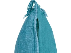 Sæt af 2 pyntepuder MABA Bomuld 50 x 35 cm Blå Ensfarvet