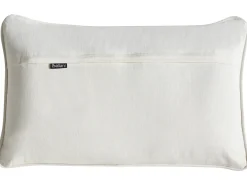 Sæt af 2 pyntepuder MADHUCA Bomuld 30 x 50 cm Hvid Blomstermønster