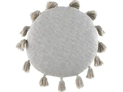 Sæt af 2 pyntepuder MADIA Bomuld 45 x 45 cm Grå Ensfarvet