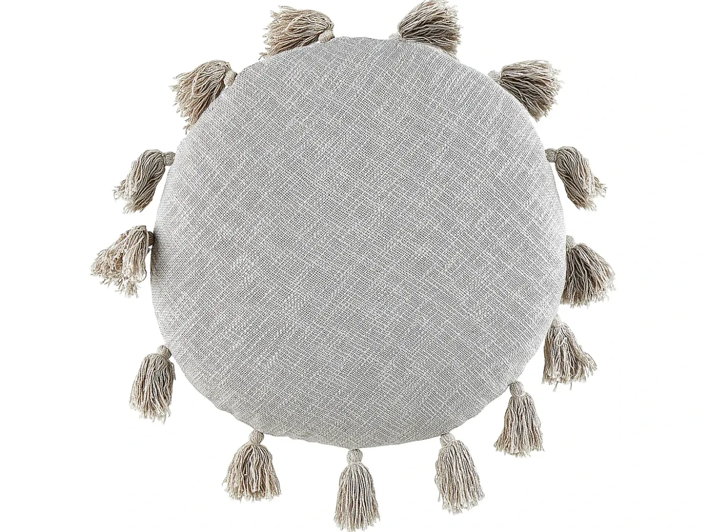 Sæt af 2 pyntepuder MADIA Bomuld 45 x 45 cm Grå Ensfarvet
