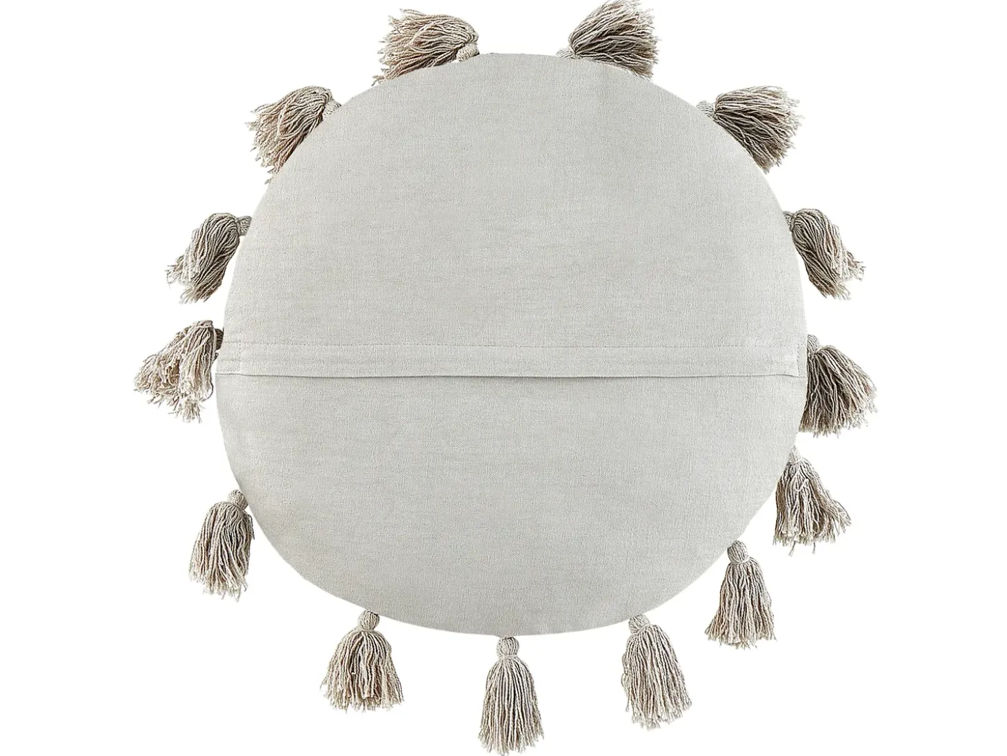 Sæt af 2 pyntepuder MADIA Bomuld 45 x 45 cm Grå Ensfarvet