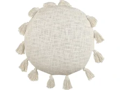 Sæt af 2 pyntepuder MADIA Bomuld 45 x 45 cm Lys Beige Ensfarvet