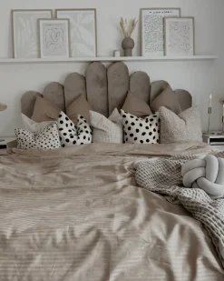 Sæt af 2 pyntepuder MALNI Boucle 19 x 19 cm Grå Ensfarvet