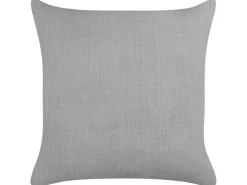 Sæt af 2 pyntepuder MILAS Hør 50 x 50 cm Grå Stribet mønster