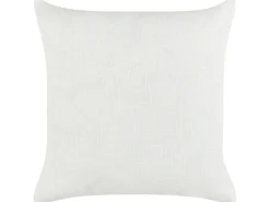 Sæt af 2 pyntepuder MILAS Hør 50 x 50 cm Sort/hvid Stribet mønster