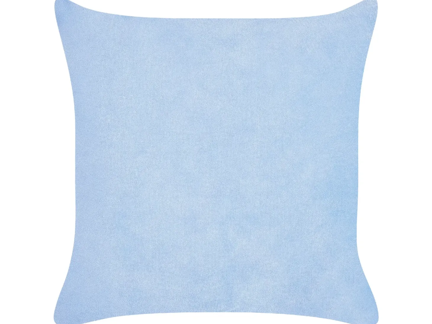 Sæt af 2 pyntepuder MILLET Fløjl 43 x 43 cm Blå Geometrisk mønster