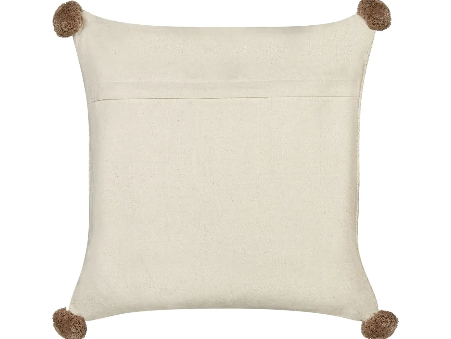 Sæt af 2 pyntepuder OBERONIA Bomuld 45 x 45 cm Beige Ensfarvet