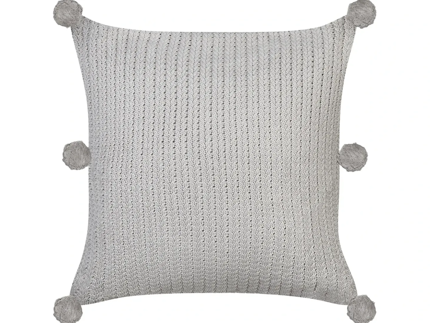 Sæt af 2 pyntepuder OCOTEA Bomuld 45 x 45 cm Grå Ensfarvet