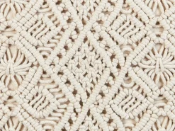Sæt af 2 pyntepuder PATTAN Bomuld 45 x 45 cm Beige Geometrisk mønster