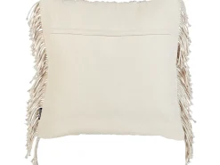 Sæt af 2 pyntepuder PATTAN Bomuld 45 x 45 cm Beige Geometrisk mønster
