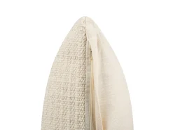 Sæt af 2 pyntepuder PELLAEA Bomuld 45 x 45 cm Lys Beige Geometrisk mønster