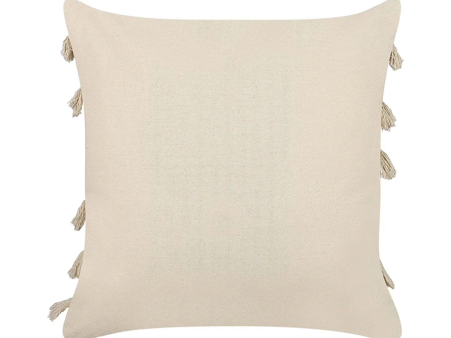 Sæt af 2 pyntepuder PLEIONE Bomuld 45 x 45 cm Lys Beige Geometrisk mønster