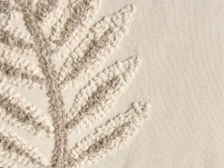 Sæt af 2 pyntepuder POMETIA Bomuld 30 x 50 cm Beige Blomstermønster