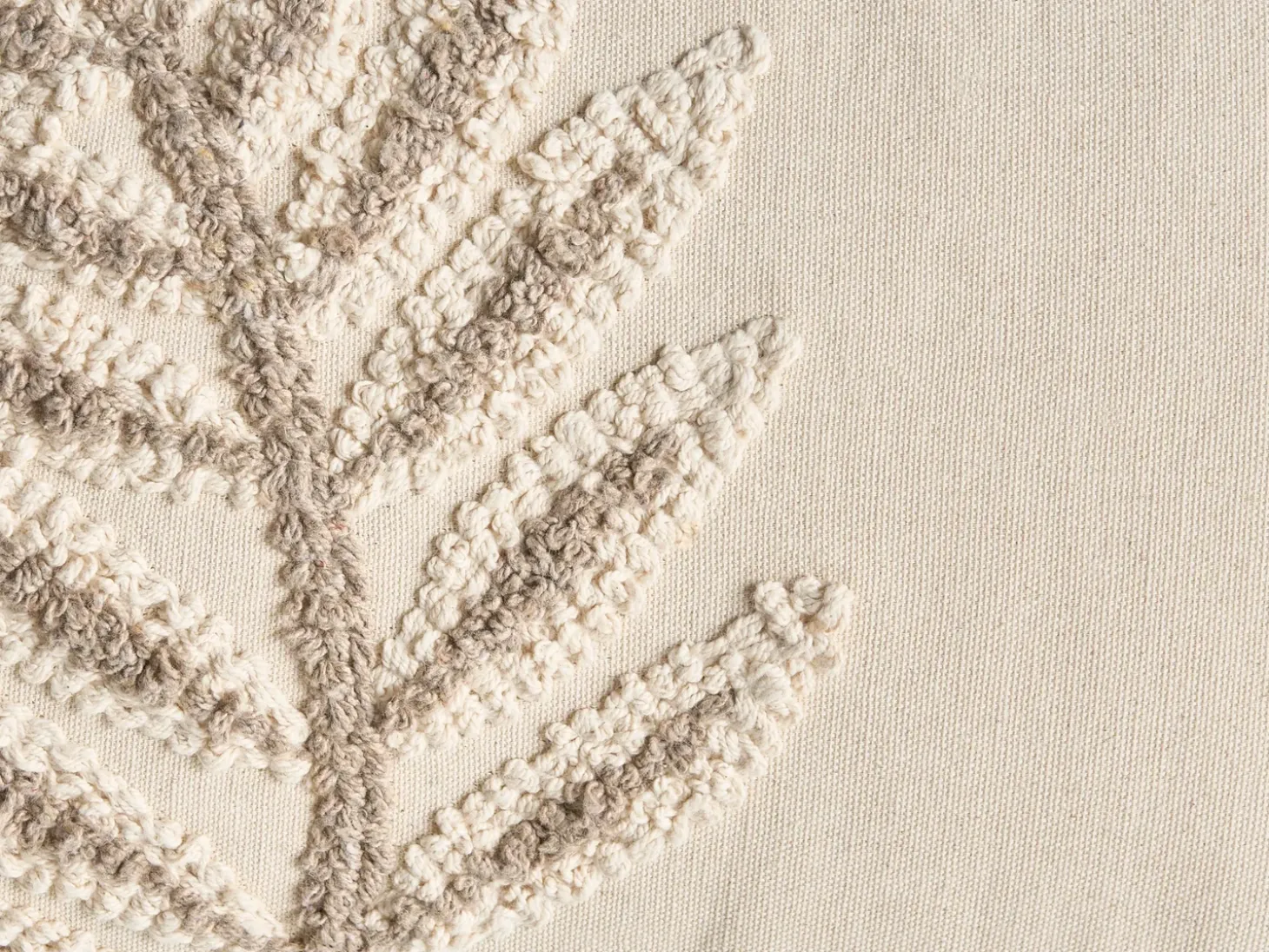Sæt af 2 pyntepuder POMETIA Bomuld 30 x 50 cm Beige Blomstermønster