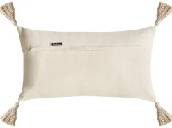 Sæt af 2 pyntepuder POMETIA Bomuld 30 x 50 cm Beige Blomstermønster