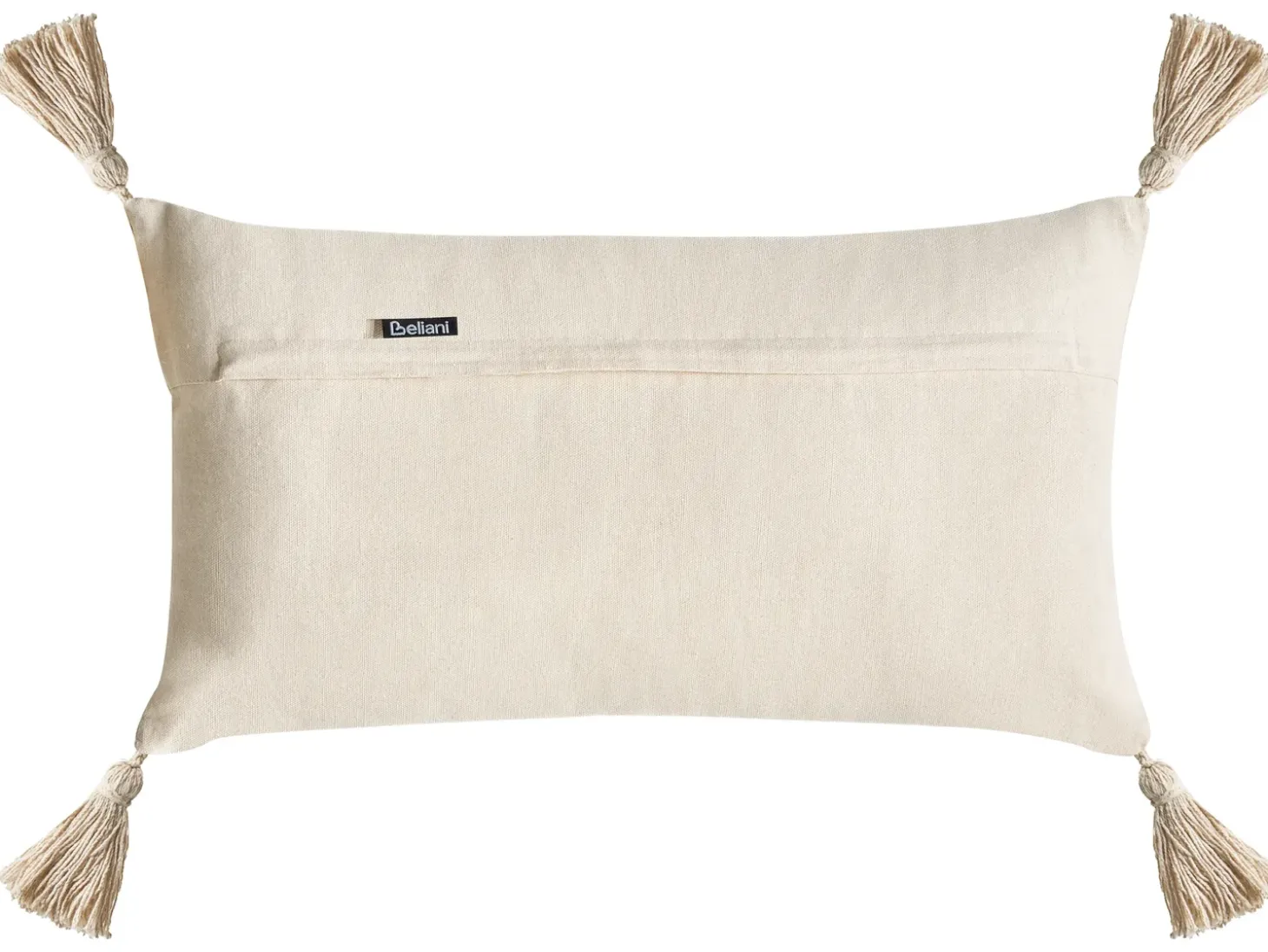 Sæt af 2 pyntepuder POMETIA Bomuld 30 x 50 cm Beige Blomstermønster