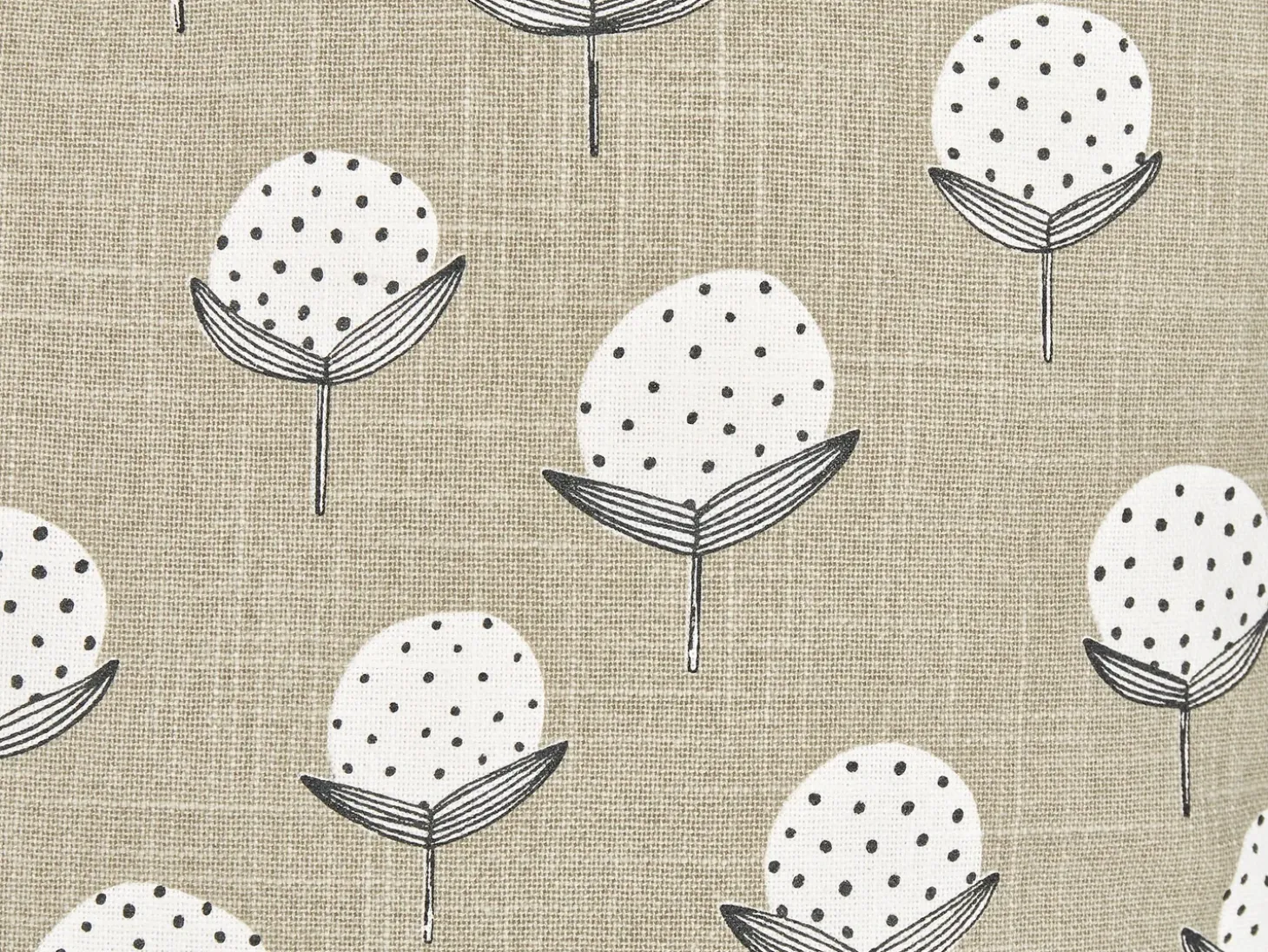 Sæt af 2 pyntepuder PSILOTALES Bomuld 45 x 45 cm Beige Blomstermønster