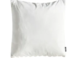 Sæt af 2 pyntepuder RAKYA Kunstig pels 45 x 45 cm Lys Beige Stribet mønster