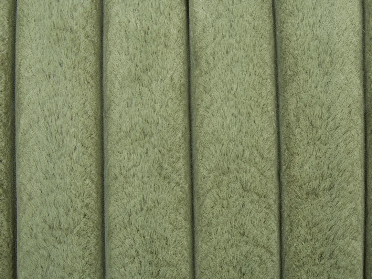 Sæt af 2 pyntepuder RAKYA Kunstig pels 45 x 45 cm Grøn Stribet mønster