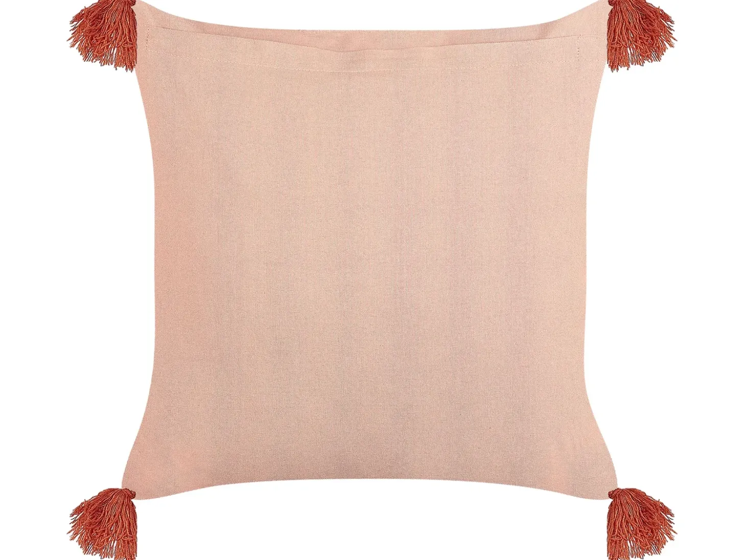 Sæt af 2 pyntepuder RUMHORA Velour 45 x 45 cm Lyserød Blomstermønster