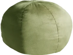 Sæt af 2 pyntepuder SALVIA Velour 33 x 33 cm Olivengrøn Ensfarvet