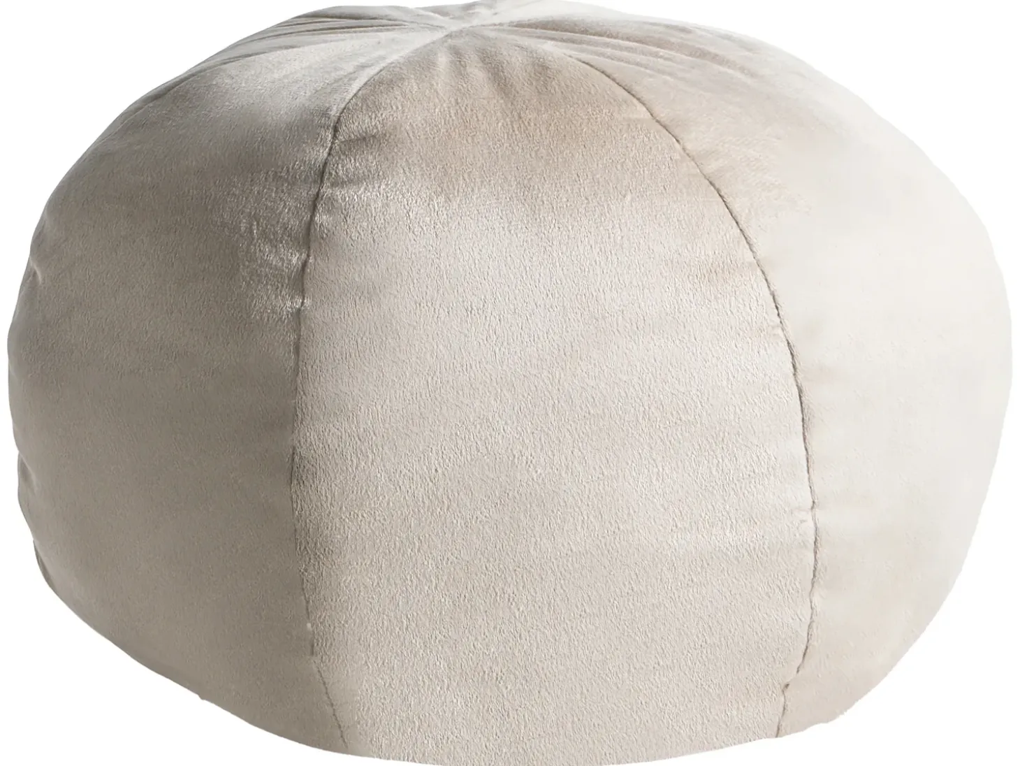 Sæt af 2 pyntepuder SALVIA Velour 33 x 33 cm Cremehvid Ensfarvet