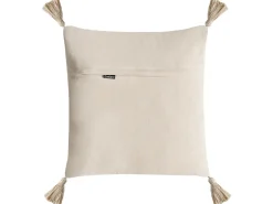 Sæt af 2 pyntepuder SARACA Bomuld 45 x 45 cm Sort/beige Geometrisk mønster