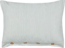 Sæt af 2 pyntepuder SEBRINE 40 x 60 cm Mintgrøn Stribet mønster