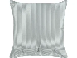 Sæt af 2 pyntepuder SEBRINE 45 x 45 cm Mintgrøn Stribet mønster