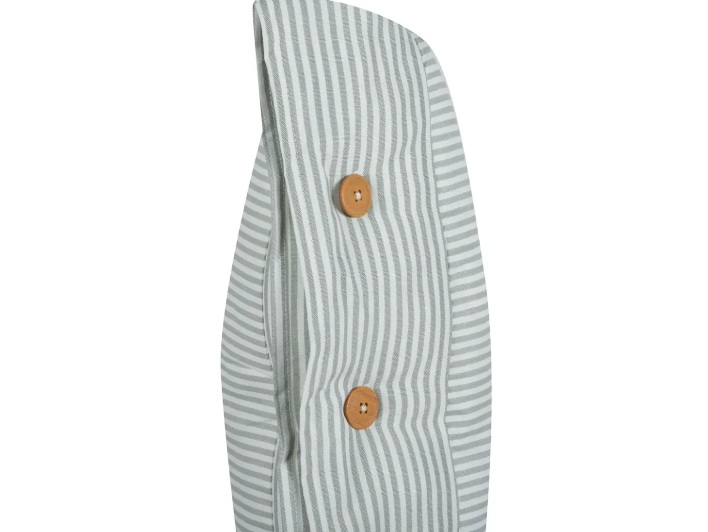 Sæt af 2 pyntepuder SEBRINE 45 x 45 cm Mintgrøn Stribet mønster