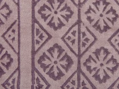 Sæt af 2 pyntepuder SILYBUM Velour 45 x 45 cm Lyserød Geometrisk mønster
