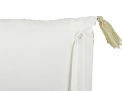 Sæt af 2 pyntepuder SYRINGA Bomuld 45 x 45 cm Grøn Geometrisk mønster