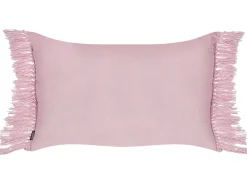 Sæt af 2 pyntepuder TANSY Bomuld 40 x 60 cm Lyserød Ensfarvet
