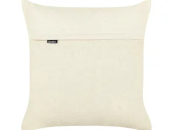 Sæt af 2 pyntepuder TATSOI Bomuld 45 x 45 cm Beige Geometrisk mønster