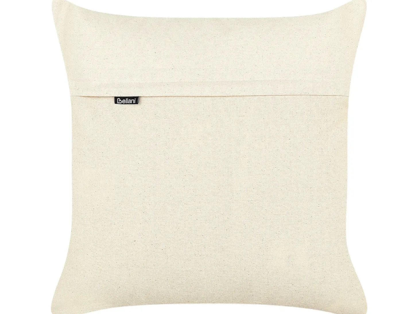 Sæt af 2 pyntepuder TATSOI Bomuld 45 x 45 cm Beige Geometrisk mønster