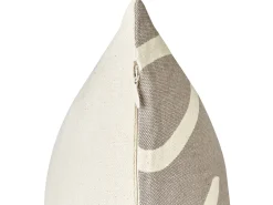 Sæt af 2 pyntepuder TELOPEA Bomuld 45 x 45 cm Grå Tekst