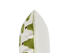 Sæt af 2 pyntepuder TRACHELIUM 45 x 45 cm Grøn Plante mønster