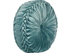 Sæt af 2 pyntepuder UDALA Velour 40 x 40 cm Blågrøn Ensfarvet