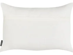 Sæt af 2 pyntepuder VELLEIA Bomuld 50 x 35 cm Hvid Geometrisk mønster
