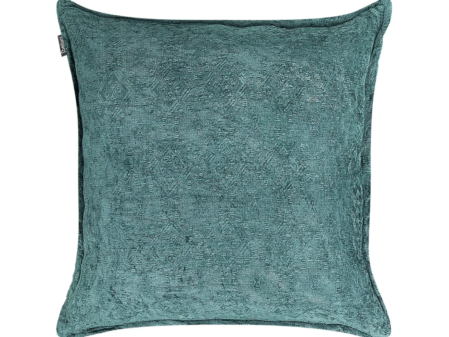 Sæt af 2 pyntepuder VERPIS Bomuld 50 x 50 cm Blå Ensfarvet