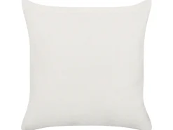 Sæt af 2 pyntepuder WOODI Bomuld 45 x 45 cm Gul Hvid Geometrisk mønster
