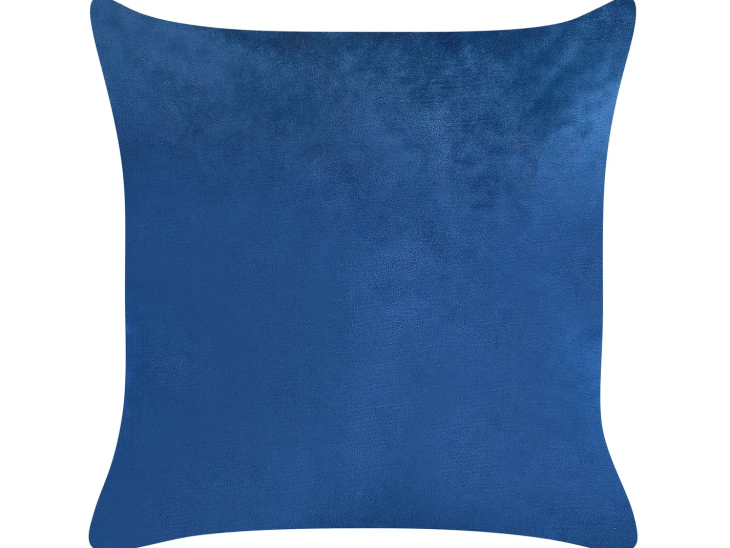 Sæt af 2 pyntepuder YUZURI Velour 45 x 45 cm Navy Blå Dyremønster