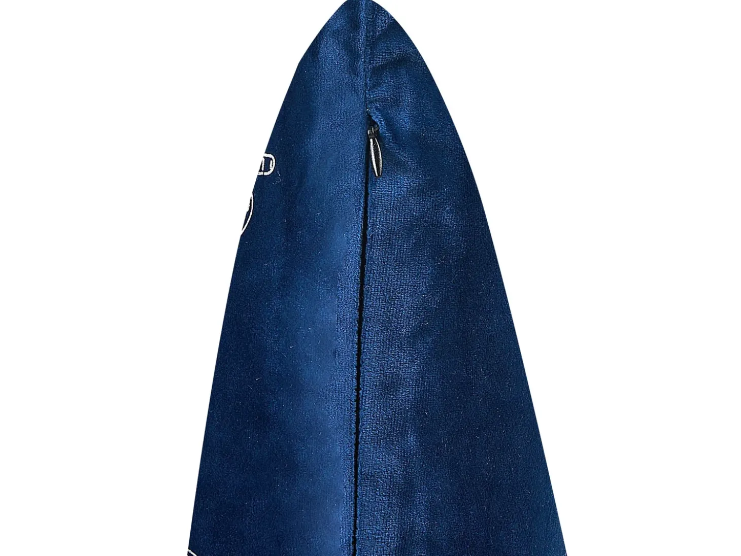 Sæt af 2 pyntepuder YUZURI Velour 45 x 45 cm Navy Blå Dyremønster