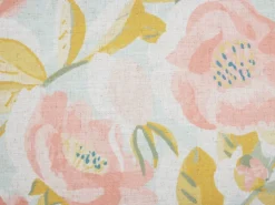 Sæt af 2 pyntepuder ZAHRIYE 45 x 45 cm Lyserød Blomstermønster