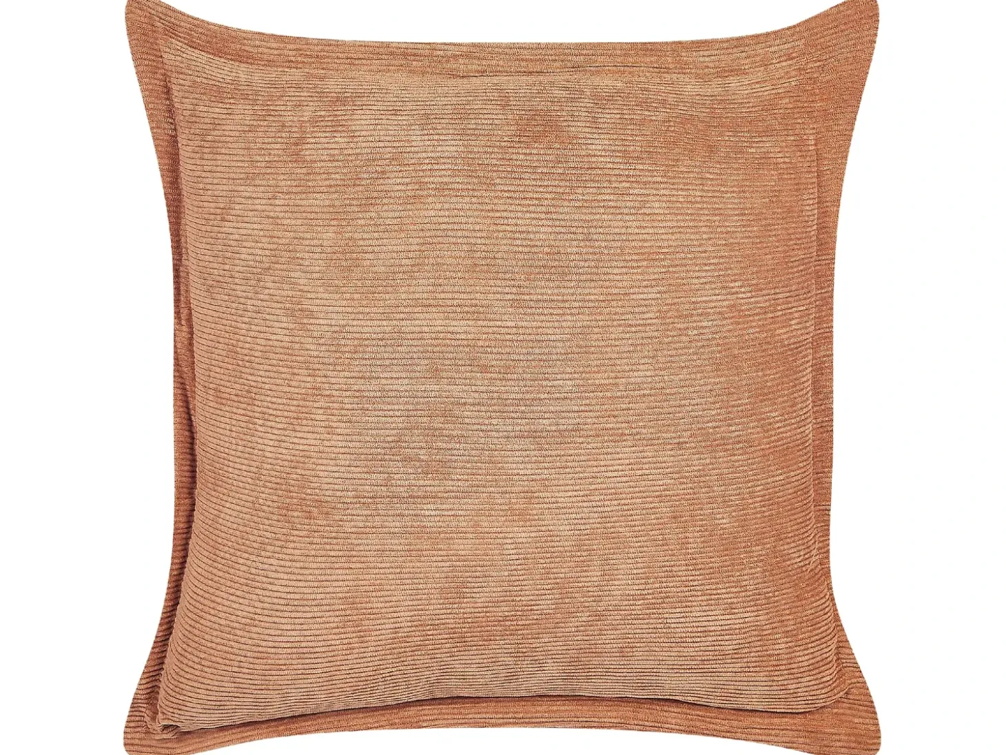 Sæt af 2 pyntepuder ZINNIA Fløjl 43 x 43 cm Orange Ensfarvet