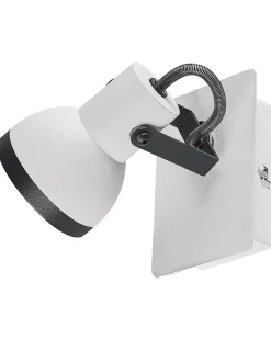 Sæt af 2 spotlight-lamper BARO Hvid Metal Justerbar