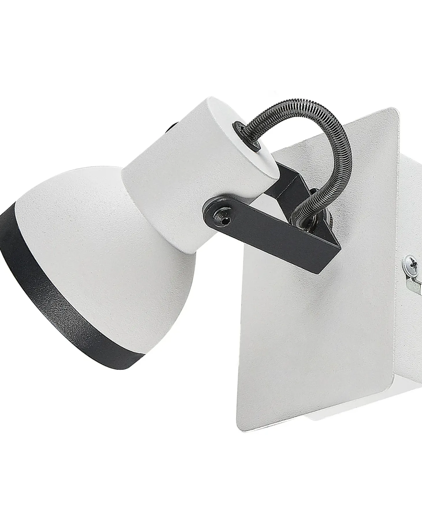 Sæt af 2 spotlight-lamper BARO Hvid Metal Justerbar